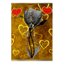Skeleton Love Valentine Business Cards