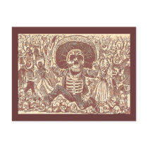 Skeleton Party! Post Card