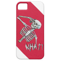 Skeleton phone call iPhone 5 cover