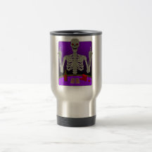 Skeleton Poker Flip Coffee Mugs