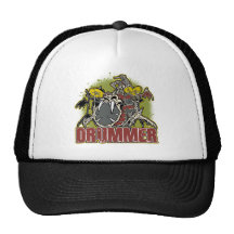 Skeleton Rock Drummer Hat