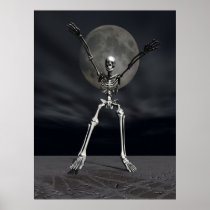 Skeleton Scare Poster