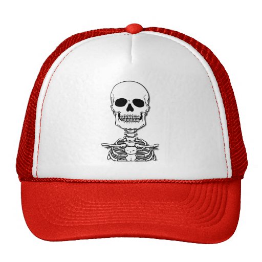 Skeleton T-Shirts and Hoodies Trucker Hat