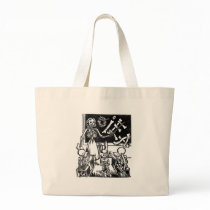 Skeleton Teacher and Students "Day of the Dead" Bags