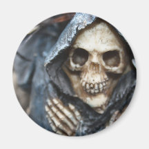 Skeleton with Hood Magnet