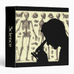 Skeletons and Microscope 3 Ring Binder