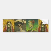 Skeletons Bumber Sticker Bumper Stickers