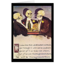 Skeletons Greeting Card