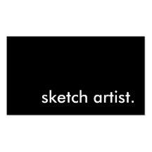 sketch artist. business card templates