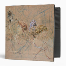 Sketch for 'At the Masked Ball', c.1892 (coloured Vinyl Binder