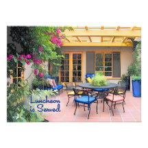 Sketch of Al Fresco Lunch is Served Invitations