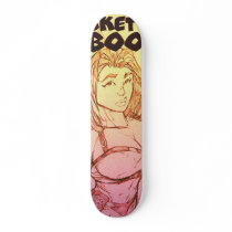 Sketchbook Girl Custom Skateboard