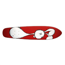 Sketched Bunny Custom Skateboard