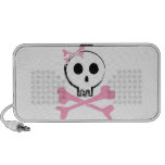 Sketched Candy Skull Speaker White