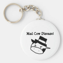 Sketchy Cow: Mad Cow Keychains