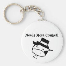 Sketchy Cow: More Cowbell Key Chains