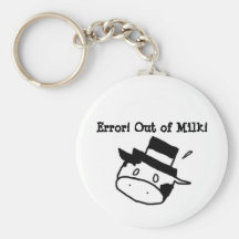 Sketchy Cow: Out of Milk Keychain