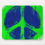 Sketchy Paint Peace Sign Mousepads