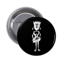 Sketchy White Abimbola Button buttons