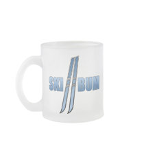 Ski Bum Loves Skiing Mug