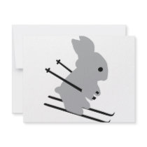 ski bunny icon custom invite
