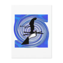 Ski Buzzing Boundary Postcards
