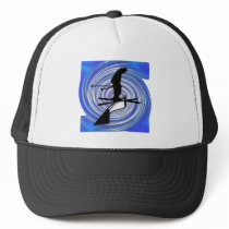 Ski Buzzing Boundary Trucker Hats