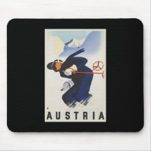 Ski de l'Autriche Tapis De Souris