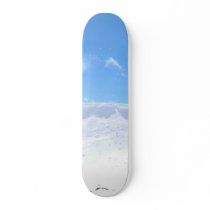 Ski In The Alps On Bright Day Skateboards