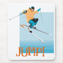 Ski Jump Mouse Mats