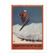 Ski Jump - PLM Olympic Promo Poster Post Card