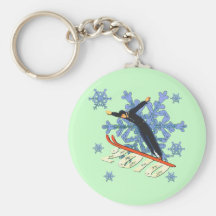 Ski jumping Ski Jumpers winter games gifts Key Chain