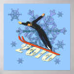 Ski jumping Ski Jumpers winter games gifts Poster