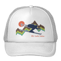 Ski le lac Tahoe Casquettes De Camionneur