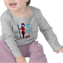 Ski Mars baby t-shirt