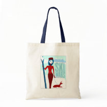 Ski Mars tote bag