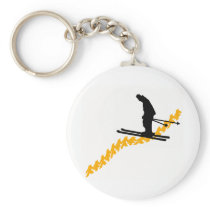 Ski More Most Key Chain