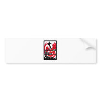 SKI NEW CITY BUMPER STICKER