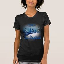 Ski New England  blue T Shirts