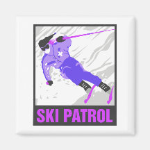 Ski Patrol Refrigerator Magnet