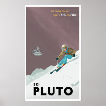 Ski Pluton Affiche