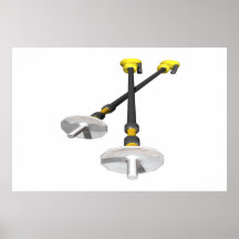 Ski Poles Print