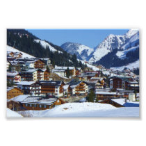 Ski resort Lech in Austria - Photo Print