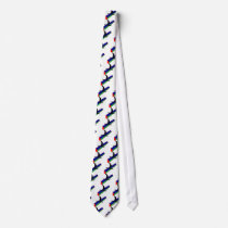 Ski slope bound neck ties