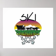 Ski SUPÉRIEUR Alberta Poster