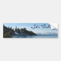 Ski Tahoe Bumper Stickers
