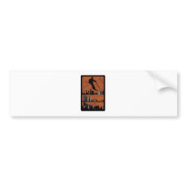 SKI THE PLAN BUMPER STICKER