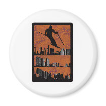 SKI THE PLAN FRIDGE MAGNETS
