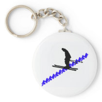 Ski The Right Keychain