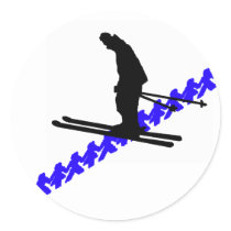 Ski The Right Sticker